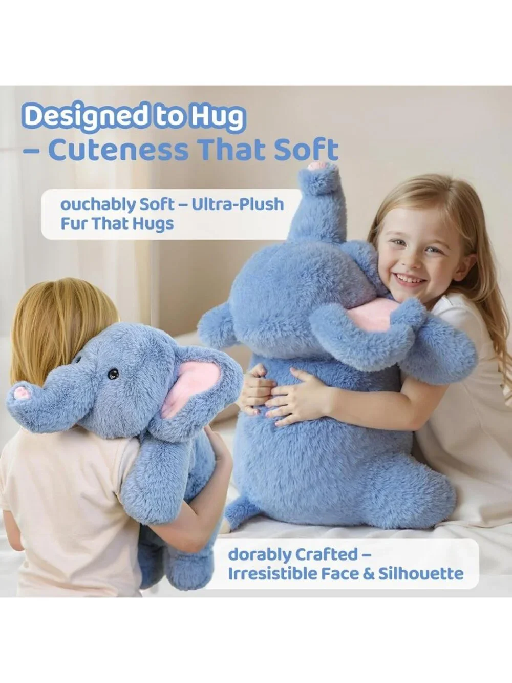 Elephant Weighted Plush 2-5 Lbs 23